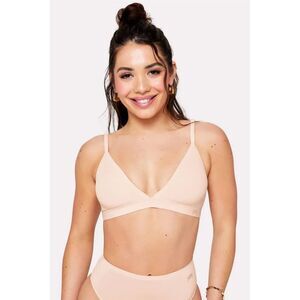 Yitty By Lizzo Smoothed Reality Supportive Triangle Bralette Bad 4 Beige Size L